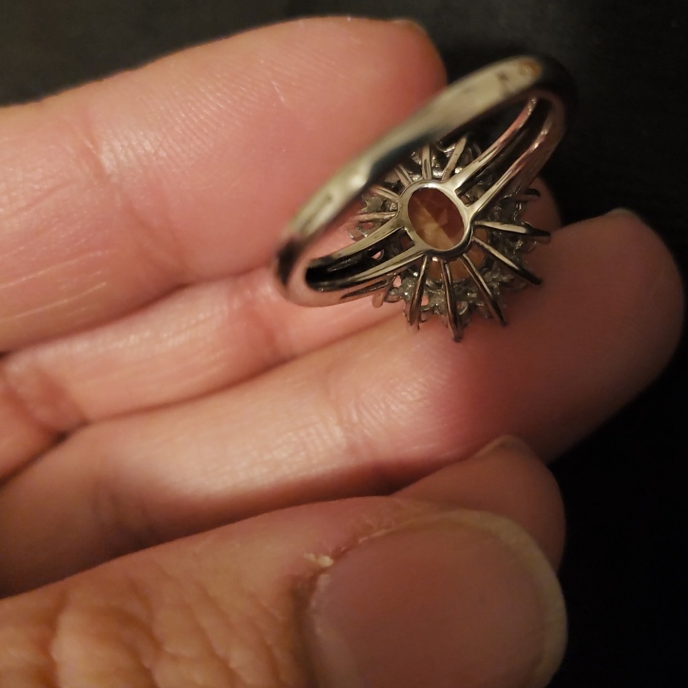 Yellow stone ring - Picture 3 of 6